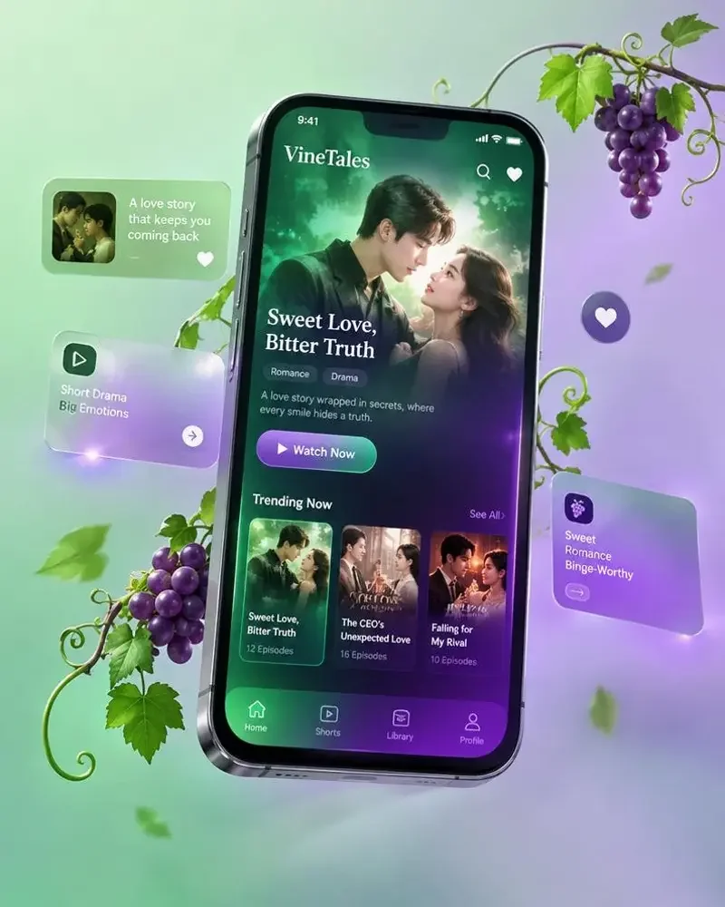 红果慢剧 APP 界面展示